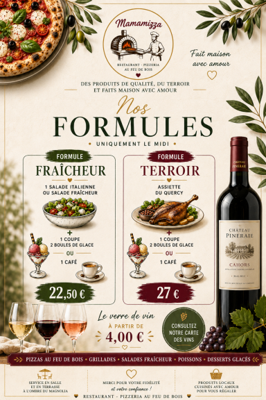Nos Formules