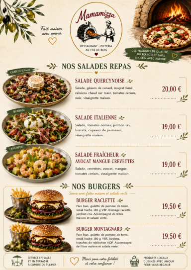 Nos Salades Gourmandes