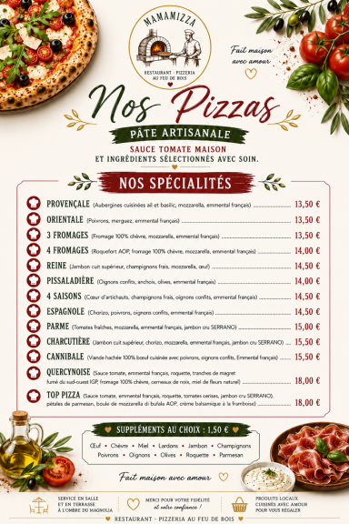 Nos Specialités